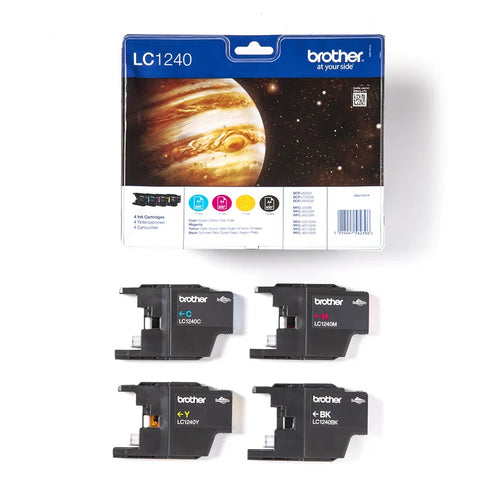 Brother Ink Cartridge Pack: Cyan / Magenta / Yellow / Black Brother Ink Cartridge Pack: Cyan / Magenta / Yellow / Black